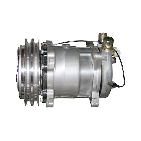A & I Products Compressor, New, Sanden Style w/ Clutch (8387) 7.8" x11.1" x7.6" A-500-243